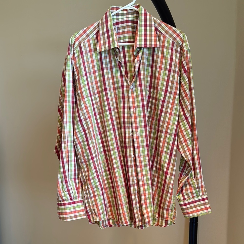 Plaid Lightweight Button Down Shirt